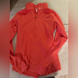 Under Armour salmon pink Athletic Pullover size XS